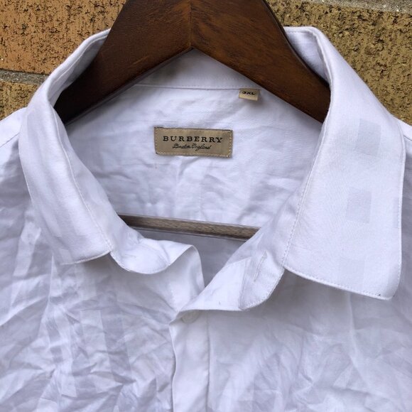 Burberry Button Up Shirt XXXL White - Picture 6 of 10